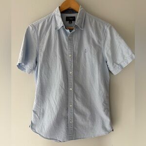 Wallin & Bros. Light Blue Button Down Mens Shirt